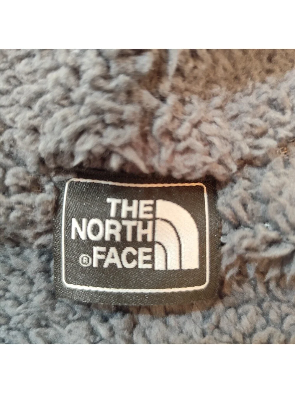 North Face Fleece Jacket Mens Black/ Grey Size Large